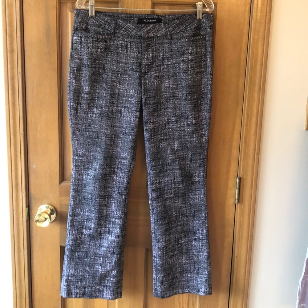 Liverpool Harper Printed Bootcut Pant. Size 8